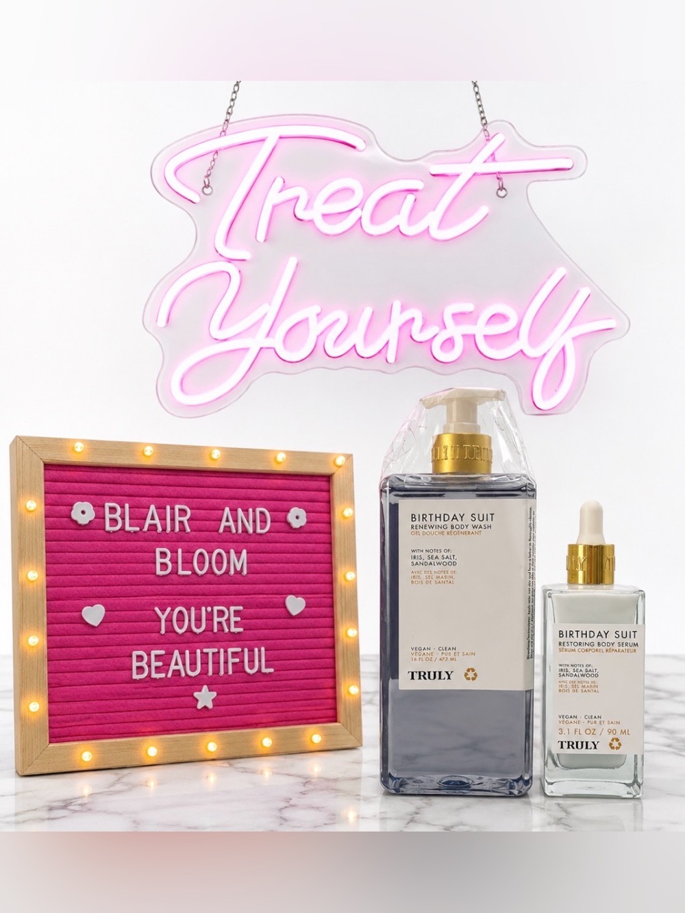 Truly Birthday Suit - Renewing Body Wash & Restoring Body Serum